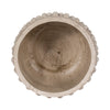 Outdoor Garden Planter | 3D Raised Bubble | 12" Weathered Rustic Ivory