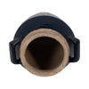 Decorative Flower Vase w 2 Squared Handles | 11" Glazed Navy Blue