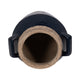 Decorative Flower Vase w 2 Squared Handles | 11" Glazed Navy Blue