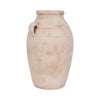 Antique Inspired Flower Vase | 19" Weathered White Terracotta Finish