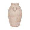 Antique Inspired Flower Vase | 19" Weathered White Terracotta Finish