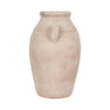 Antique Inspired Flower Vase | 19" Weathered White Terracotta Finish