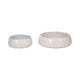 Succulent Planter Bowls Set of 2 | White Terracotta |10", 14" Round