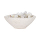Decorative Bowl | Rounded Edge & Tapered Body | Rough White Terracotta