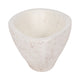 Decorative Bowl | Rounded Edge & Tapered Body | Rough White Terracotta