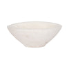 Decorative Bowl | Rounded Edge & Tapered Body | Rough White Terracotta