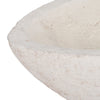 Decorative Bowl | Rounded Edge & Tapered Body | Rough White Terracotta