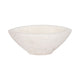 Decorative Bowl | Rounded Edge & Tapered Body | Rough White Terracotta SBH-20349-01