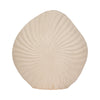 Coastal Shell Vase | White Sand Ceramic Decorative Accent | 23"