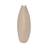Coastal Shell Vase | White Sand Ceramic Decorative Accent | 23"