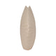 Coastal Shell Vase | White Sand Ceramic Decorative Accent | 23"
