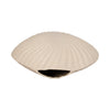 Coastal Shell Vase | White Sand Ceramic Decorative Accent | 23"