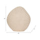 Coastal Shell Vase | White Sand Ceramic Decorative Accent | 23"