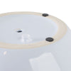 Indoor Outdoor Flower Planter Pot | White Tapered Bubbled Ceramic