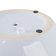 Indoor Outdoor Flower Planter Pot | White Tapered Bubbled Ceramic
