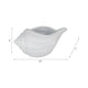 Decorative Coastal Seashell Accent Planter | 10" Gloss White Ceramic