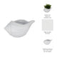 Decorative Coastal Seashell Accent Planter | 10" Gloss White Ceramic