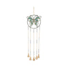 Wind Chime | Mosaic Butterfly with Gold Bells & Glass Beads | Blue Iron