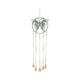 Wind Chime | Mosaic Butterfly with Gold Bells & Glass Beads | Blue Iron