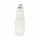 Decorative Floral Vase w 3 Abstract Openings | 11" Ivory Dolomite