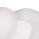 Elephant Sculpture Statuette with Trunk Up | 8" White Texture Porcelain