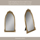 Arched 8x10 Photo Frame | Gold Resin Ornate Design with Glass Front