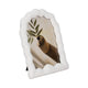 Reis Decorative 5x7 Photo Frame | Wavy Arched Design | White Polyresin