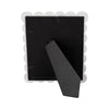 Olaff 5x7 Decorative Photo Frame | Scallop Edge | Glass | White Polyresin