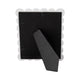 Olaff 5x7 Decorative Photo Frame | Scallop Edge | Glass | White Polyresin