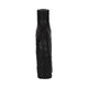 Tapered Candle Holder | Double Arched Design | Textured Black Ceramic