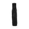 Tapered Candle Holder | Double Arched Design | Textured Black Ceramic SBH-20426-02