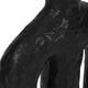 Tapered Candle Holder | Double Arched Design | Textured Black Ceramic