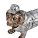 Mort Cool Dogs Decor Set of 3 | Cute Poses | Gold Polyresin 6 | 8 | 10"
