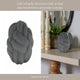 Knotted Rope Orb Tabletop Decor | 9" Black Sculpted Ceramic Finish