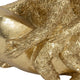 Decorative Three Monkeys on Banana Accent | 8" | Metallic Gold Polyresin