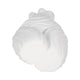 Abstract Female Torso Sculpture | Classical Fine Textured 16" White Polyresin
