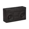Decorative Planter | 13" Retro Stereo Design | Rustic Stoneware Gray