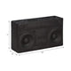 Decorative Planter | 13" Retro Stereo Design | Rustic Stoneware Gray