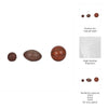 Decorative Sports Ball Accents Set of 3 | Basketball Football Baseball
