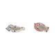 Svena Mermaid Figurines Set of 2 | Red-Blue Tails | White Cement 8 & 7"