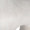 Tabletop Decor | Horse Sculpture | Textured Design | White Cement 7"