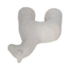 Tabletop Decor | Horse Sculpture | Textured Design | White Cement 7"