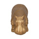 Decorative Hippo Accent Figurine | Metallic Gold Cement | Bohemian Style