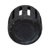 Decorative Round Hurricane Candle Lantern | Open Slats | Black Terracotta