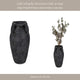 Old World Jug Flower Vase w Multiple Handles | 12" Black Terracotta
