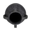 Old World Jug Flower Vase w Multiple Handles | 12" Black Terracotta
