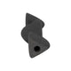 Modern Stacked Taper Candle Holder | 12" Black Ceramic Finish