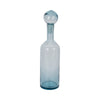 Decorative Accent Bottle w Stopper | Light Blue Glass Ombre | 20’’ SBH-20542-02