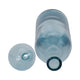 Decorative Accent Bottle w Stopper | Light Blue Glass Ombre | 20"