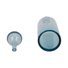 Decorative Accent Bottle w Stopper | Light Blue Glass Ombre | 20"